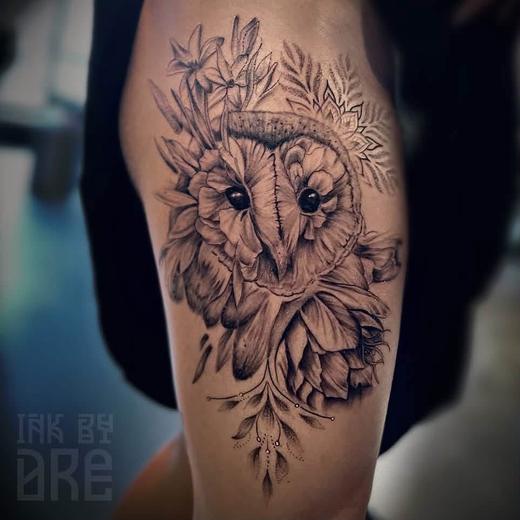 Tatovering udført hos Raven Ink