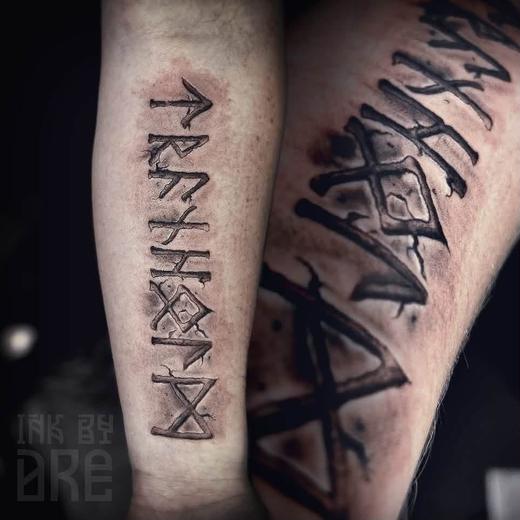 Tatovering udført hos Raven Ink