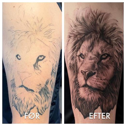 Tatovering udført hos Raven Ink