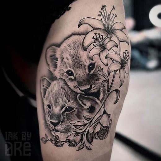 Tatovering udført hos Raven Ink