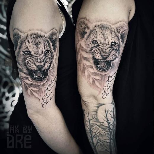 Tatovering udført hos Raven Ink